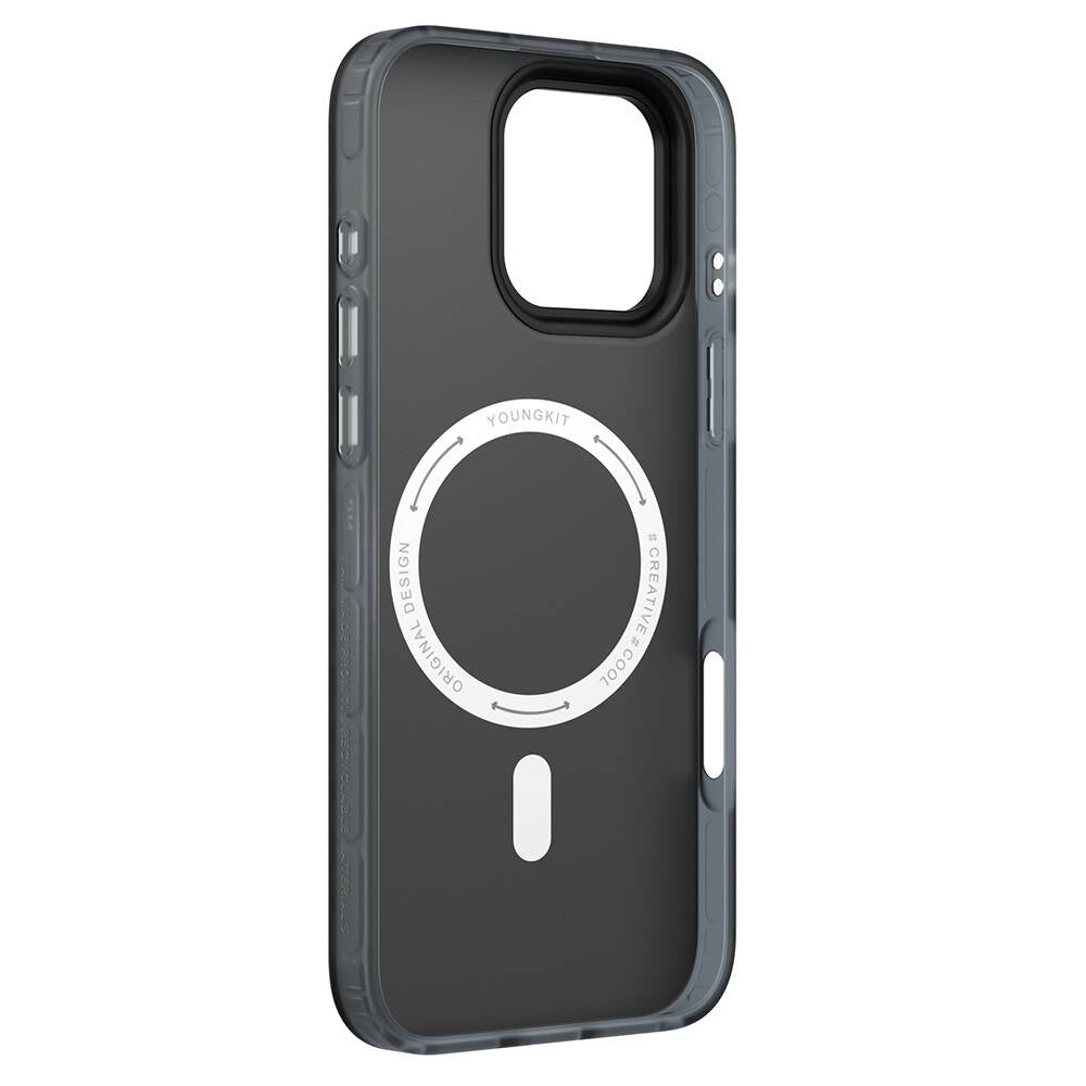 iPhone 16 Pro M-safe Şarj Özellikli Kılıf Mat Renkli Tasarım Youngkit Original Serisi Kılıf