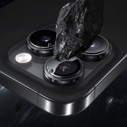 iPhone 16 Pro Max Benks Parlama Önleyici Glass Warrior Metal Kamera Lens Koruyucu