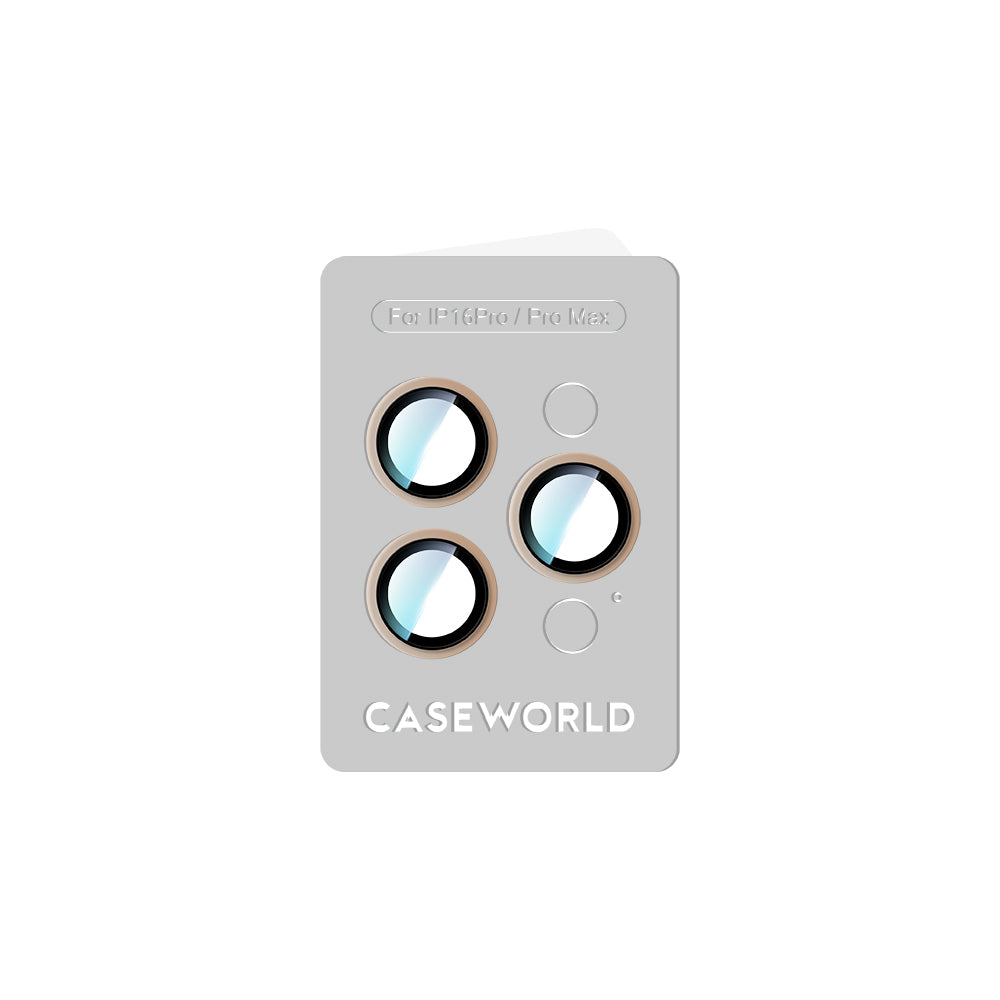 iPhone 16 Pro Max CaseWorld Alloy Two-Color Serisi Lens Koruyucu