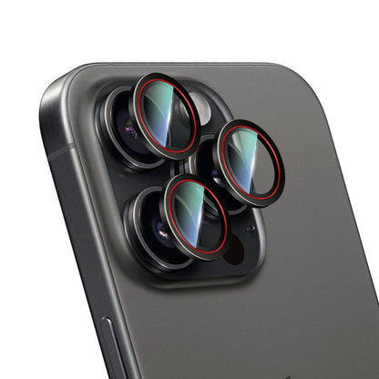 iPhone 16 Pro Max CaseWorld Karbon Fiber Serisi Anti Reflective Ultra Clear Kamera Lens Koruyucu