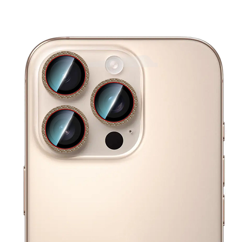 iPhone 16 Pro Max CaseWorld Karbon Fiber Serisi Anti Reflective Ultra Clear Kamera Lens Koruyucu
