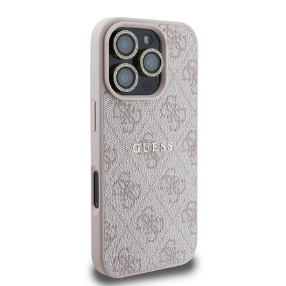 iPhone 16 Pro Max Guess Orijinal Lisanslı Kılıf + Ekran Koruyucu + Lens Koruyucu 3in1 Aksesuar Seti