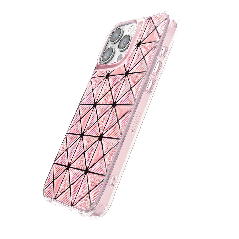 iPhone 16 Pro Max Kılıf 3D Buz Blok Desenli Zore Paris Kairo TPU Kılıf