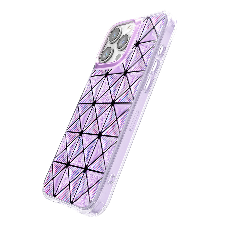 iPhone 16 Pro Max Kılıf 3D Buz Blok Desenli Zore Paris Kairo TPU Kılıf