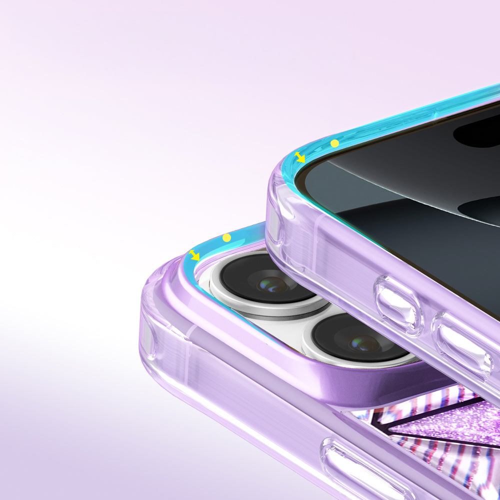 iPhone 16 Pro Max Kılıf 3D Buz Blok Desenli Zore Paris Kairo TPU Kılıf