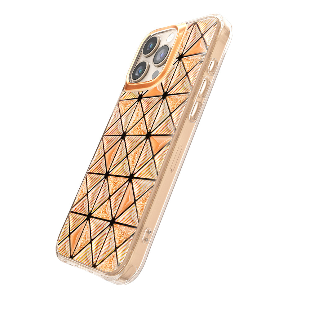 iPhone 16 Pro Max Kılıf 3D Buz Blok Desenli Zore Paris Kairo TPU Kılıf