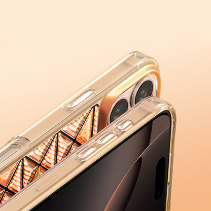 iPhone 16 Pro Max Kılıf 3D Buz Blok Desenli Zore Paris Kairo TPU Kılıf
