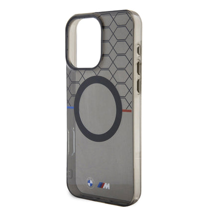 iPhone 16 Pro Max Kılıf BMW Magsafe Şarj Özellikli Transparan M Dizayn Orijinal Lisanslı Kılıf
