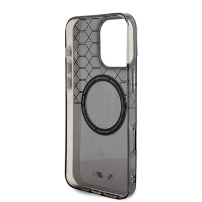 iPhone 16 Pro Max Kılıf BMW Magsafe Şarj Özellikli Transparan M Dizayn Orijinal Lisanslı Kılıf