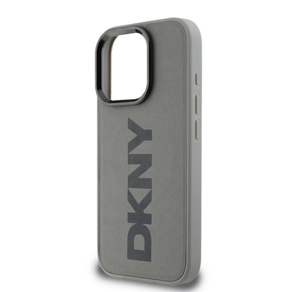 iPhone 16 Pro Max Kılıf DKNY Orjinal Lisanslı M-safe Şarj Özellikli PU Deri Plain Kılıf