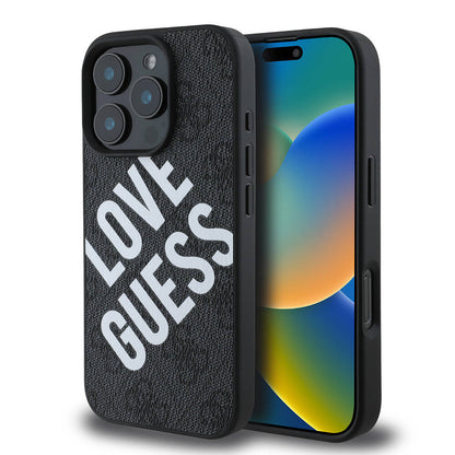 iPhone 16 Pro Max Kılıf Guess Orijinal Lisanslı Big Love Guess Kılıf