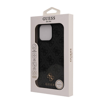 iPhone 16 Pro Max Kılıf Guess Orijinal Lisanslı M-safe Şarj Özellikli Small 4G Classic Kılıf