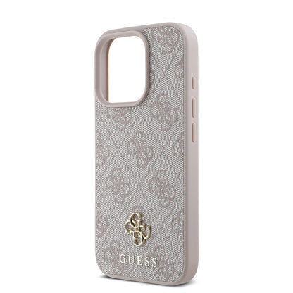 iPhone 16 Pro Max Kılıf Guess Orijinal Lisanslı M-safe Şarj Özellikli Small 4G Classic Kılıf