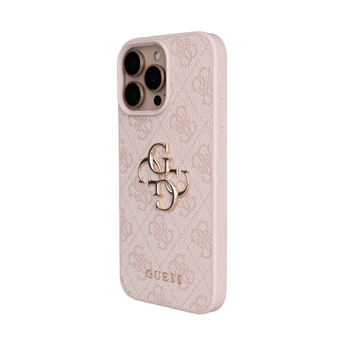 iPhone 16 Pro Max Kılıf Guess Orijinal Lisanslı PU Deri 4G Büyük Metal Logolu Çapraz Vücut Askılı Kılıf