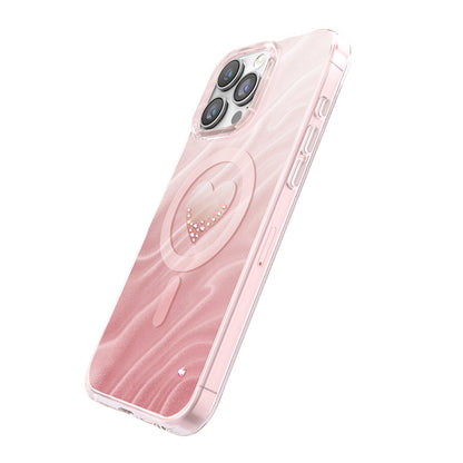 iPhone 16 Pro Max Kılıf M-Safe Şarj Özellikli Orijinal Swarovski Taşlı Zore Paris Rovix Sert PC Kılıf