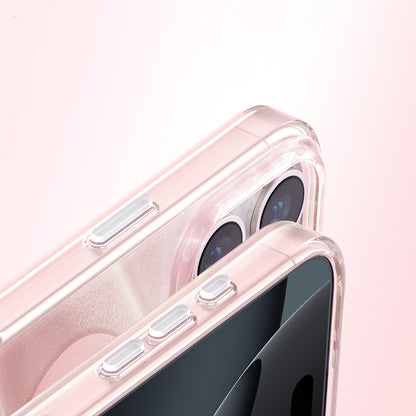 iPhone 16 Pro Max Kılıf M-Safe Şarj Özellikli Orijinal Swarovski Taşlı Zore Paris Rovix Sert PC Kılıf