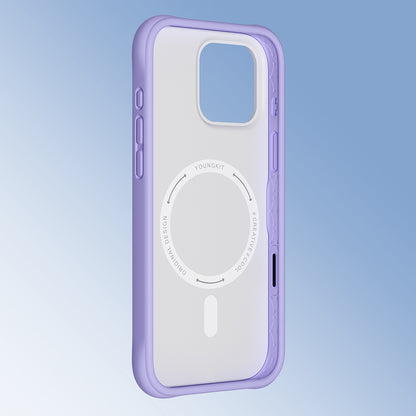 iPhone 16 Pro Max Kılıf M-safe Şarj Özellikli Youngkit Macaroon Serisi Kılıf