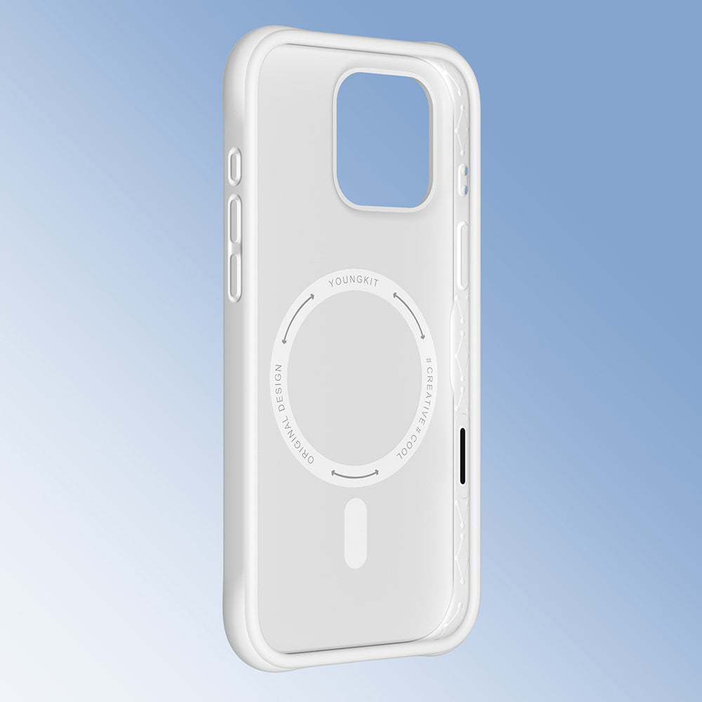 iPhone 16 Pro Max Kılıf M-safe Şarj Özellikli Youngkit Macaroon Serisi Kılıf