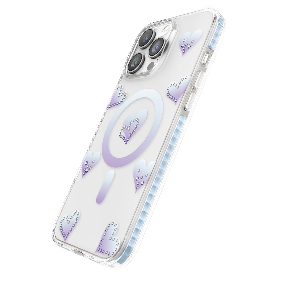 iPhone 16 Pro Max Kılıf M-Safe Şarj Özellikli Zore Paris Elvo Sert PC Kılıf