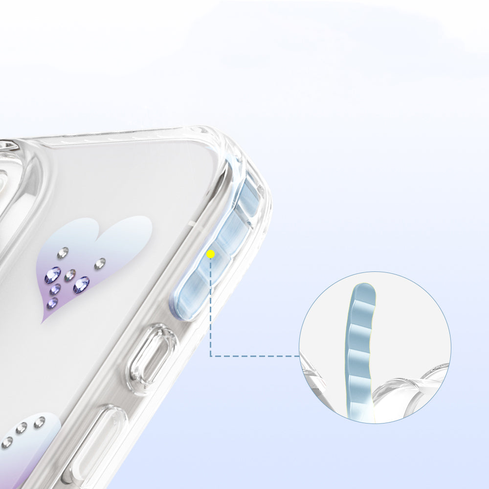 iPhone 16 Pro Max Kılıf M-Safe Şarj Özellikli Zore Paris Elvo Sert PC Kılıf