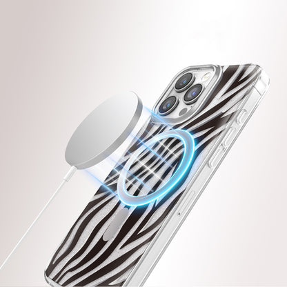 iPhone 16 Pro Max Kılıf M-Safe Şarj Özellikli Zore Paris Veyro TPU Kılıf