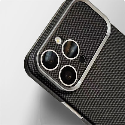iPhone 16 Pro Max Kılıf M-Safe Şarj Özellikli Zore Paris Zerre Sert PC Kılıf