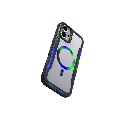 iPhone 16 Pro Max Kılıf M-safe Şarj Özellikli Airbagli Raptic Shield 2.0 Serisi Şeffaf Arka Yüzey Kılıf