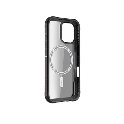 iPhone 16 Pro Max Kılıf M-safe Şarj Özellikli Airbagli Raptic Shield Serisi Şeffaf Arka Yüzey Kılıf