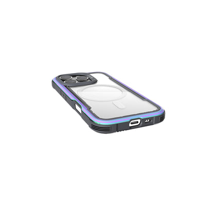 iPhone 16 Pro Max Kılıf M-safe Şarj Özellikli Airbagli Raptic Shield Serisi Şeffaf Arka Yüzey Kılıf