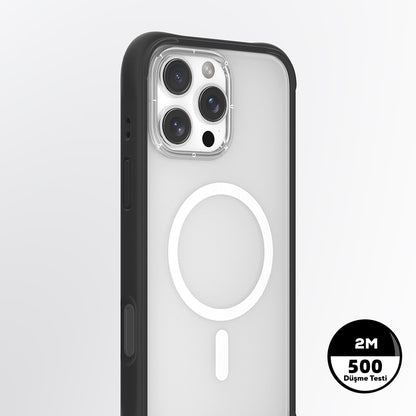 iPhone 16 Pro Max Kılıf M-safe Şarj Özellikli Airbagli Youngkit Dynamic 2 Serisi Kılıf