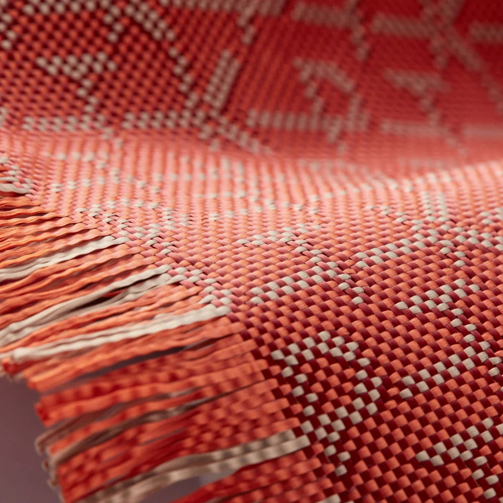 iPhone 16 Pro Max Kılıf M-safe Şarj Özellikli Aramid Fiber Pitaka Tactile Woven Monogram Serisi Kılıf