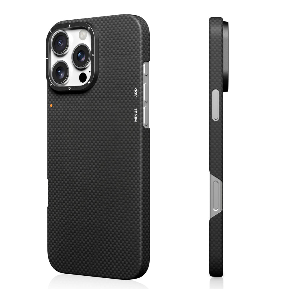 iPhone 16 Pro Max Kılıf M-safe Şarj Özellikli Aramid Fiber Youngkit 1500D Kevlar Extreme Wing Serisi Kılıf