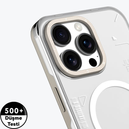 iPhone 16 Pro Max Kılıf M-safe Şarj Özellikli Çıkarılabilir Arka Yüzeyli Youngkit Mecha Kılıf