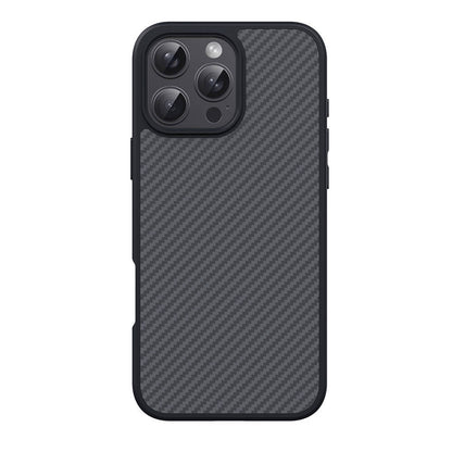 iPhone 16 Pro Max Kılıf M-safe Şarj Özellikli Karbon Fiber Tasarımlı Zore Elnino Kılıf