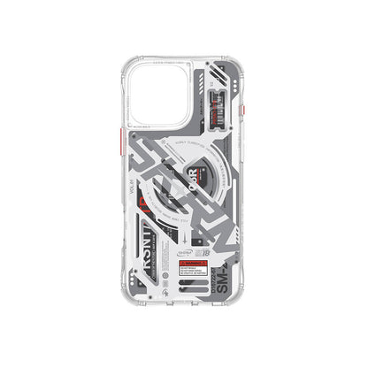 iPhone 16 Pro Max Kılıf M-safe Şarj Özellikli Katmanlı Makine Temalı SkinArma Ekho Kılıf