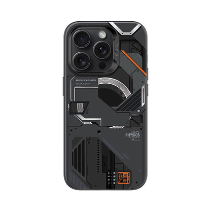 iPhone 16 Pro Max Kılıf M-safe Şarj Özellikli Mekanik Tasarımlı Benks Perspective Serisi Kılıf