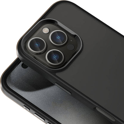 iPhone 16 Pro Max Kılıf M-safe Şarj Özellikli Parlak Kamera Çerçeveli Zore Kost Kılıf