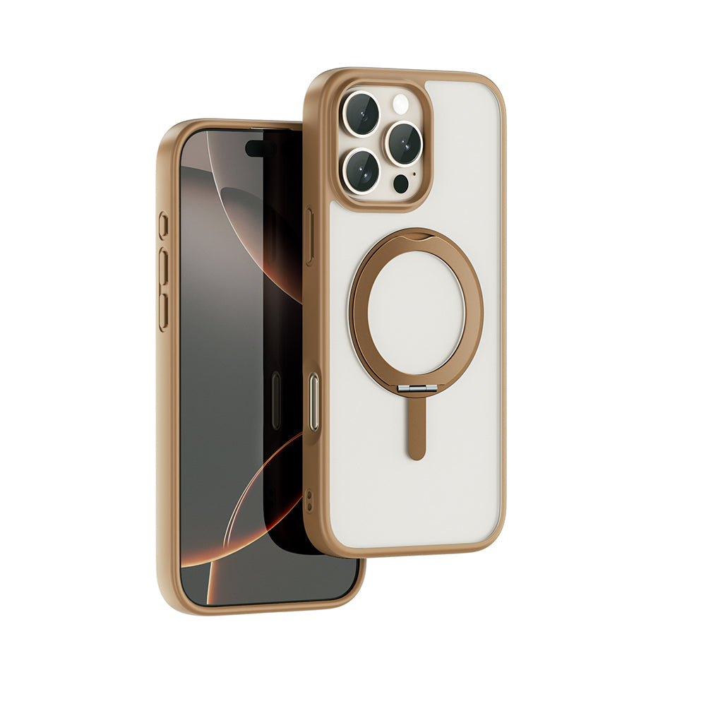 iPhone 16 Pro Max Kılıf M-safe Şarj Özellikli Parmak İzi Bırakmayan Wiwu FGG-202 Armor Ultra Serisi Kılıf