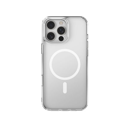 iPhone 16 Pro Max Kılıf M-safe Şarj Özellikli Raptic Crystal M-safe Serisi Şeffaf Kılıf