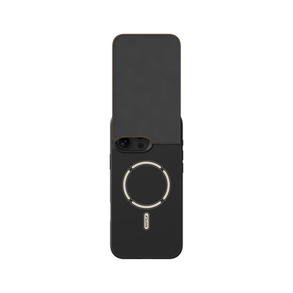 iPhone 16 Pro Max Kılıf M-safe Şarj Özellikli Raptic Slim Wallet Serisi Deri Görünümlü Kartlıklı Standlı Kılıf