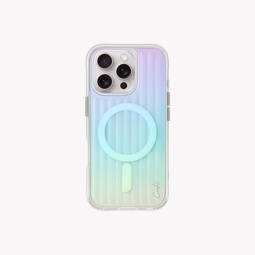 iPhone 16 Pro Max Kılıf M-safe Şarj Özellikli Renk Geçişli Askı Aparatlı Coehl Linear Kılıf