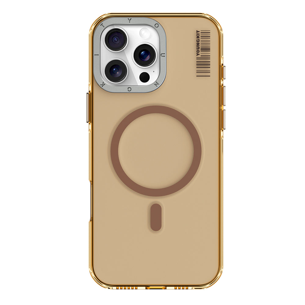 iPhone 16 Pro Max Kılıf M-safe Şarj Özellikli Şeffaf Youngkit Crystal Shield Serisi Kılıf