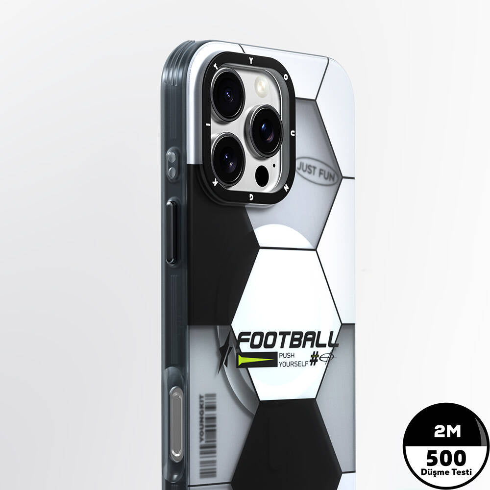 iPhone 16 Pro Max Kılıf M-safe Şarj Özellikli Spor Tasarımlı Youngkit Dynamic Serisi Kılıf