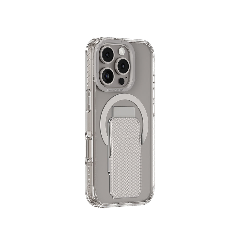 iPhone 16 Pro Max Kılıf M-safe Şarj Özellikli Standlı Amazingthing Titan Pro Plus Kılıf