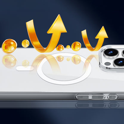 iPhone 16 Pro Max Kılıf M-safe Şarj Özellikli Wiwu YXK-207 Invisible Pro Sert PC Kılıf