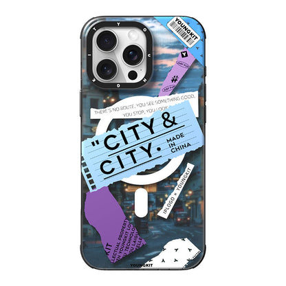 iPhone 16 Pro Max Kılıf M-safe Şarj Özellikli Youngkit A-City Serisi Kılıf