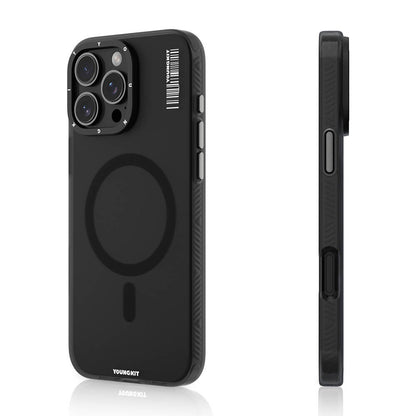 iPhone 16 Pro Max Kılıf M-safe Şarj Özellikli Youngkit Hidden Sand Serisi Kılıf