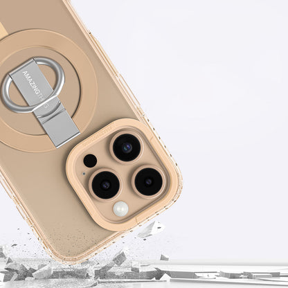 iPhone 16 Pro Max Kılıf M-safe Şarj Özellikli Yüzük Standlı Amazingthing Titan Pro Serisi Kılıf
