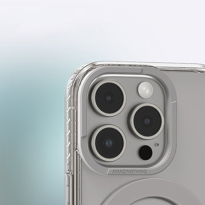 iPhone 16 Pro Max Kılıf M-safe Şarj Özellikli Yüzük Standlı Amazingthing Titan Pro Serisi Kılıf
