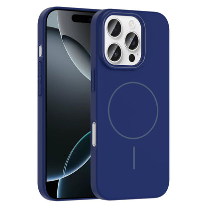 iPhone 16 Pro Max Kılıf M-safe Şarj Özellikli Zore Ruby Sert Kılıf